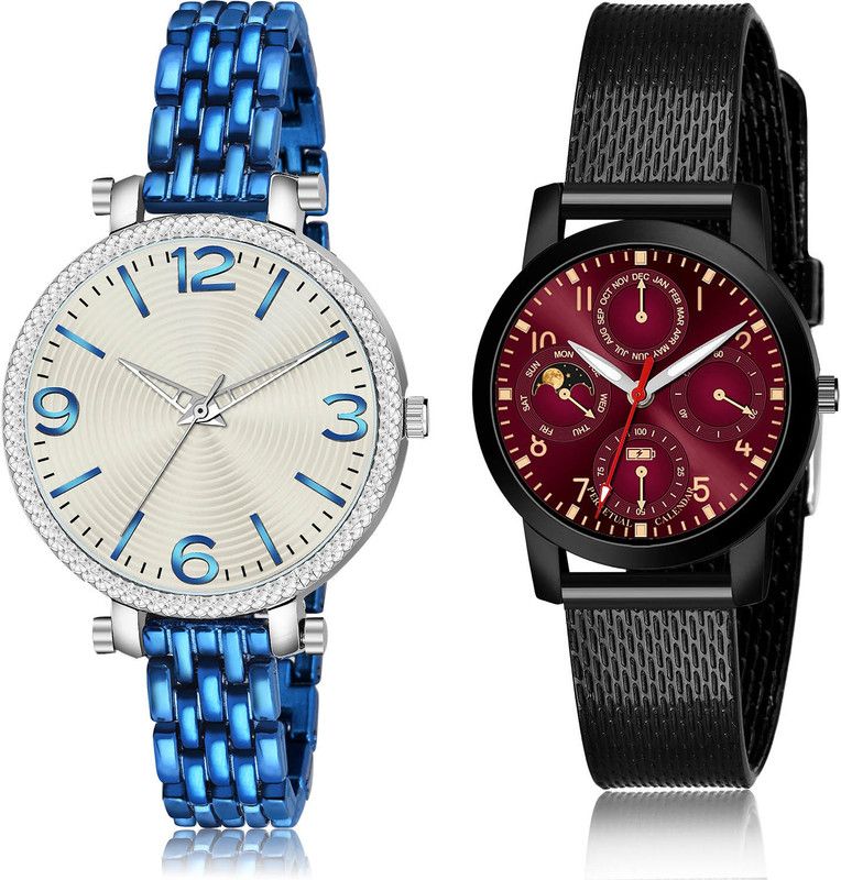 Analog Watch - For Women Best Fancy 2 Watch Combo For Women And Girls - GW43-(12-L-10)