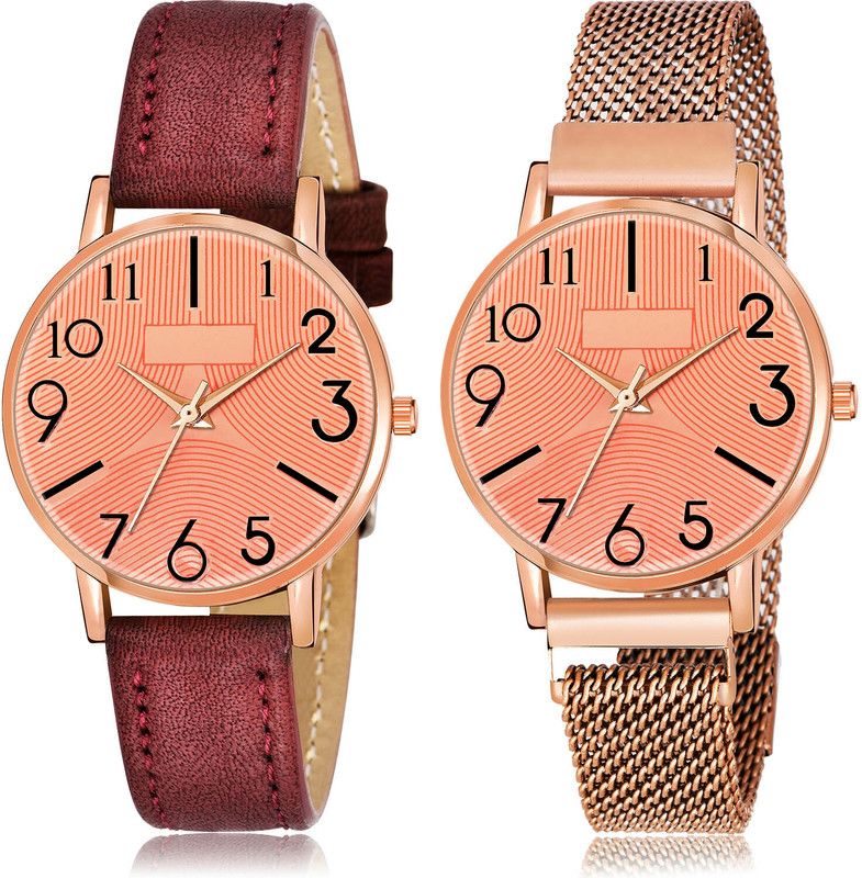 Analog Watch - For Women Best High Quality 2 Watch Combo For Women And Girls - GW53-GW58