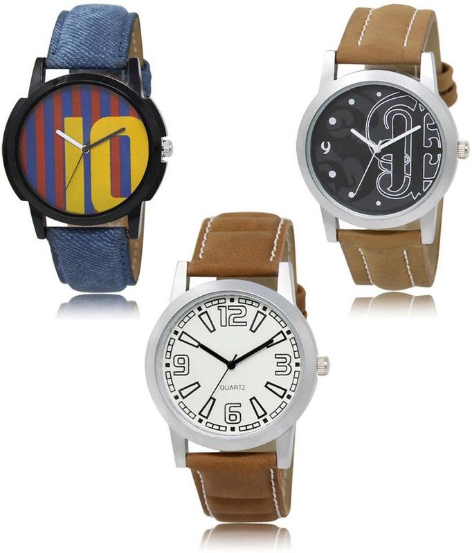 New latest Designer Combo of 3 Analog Watch - For Men LR-10-14-15