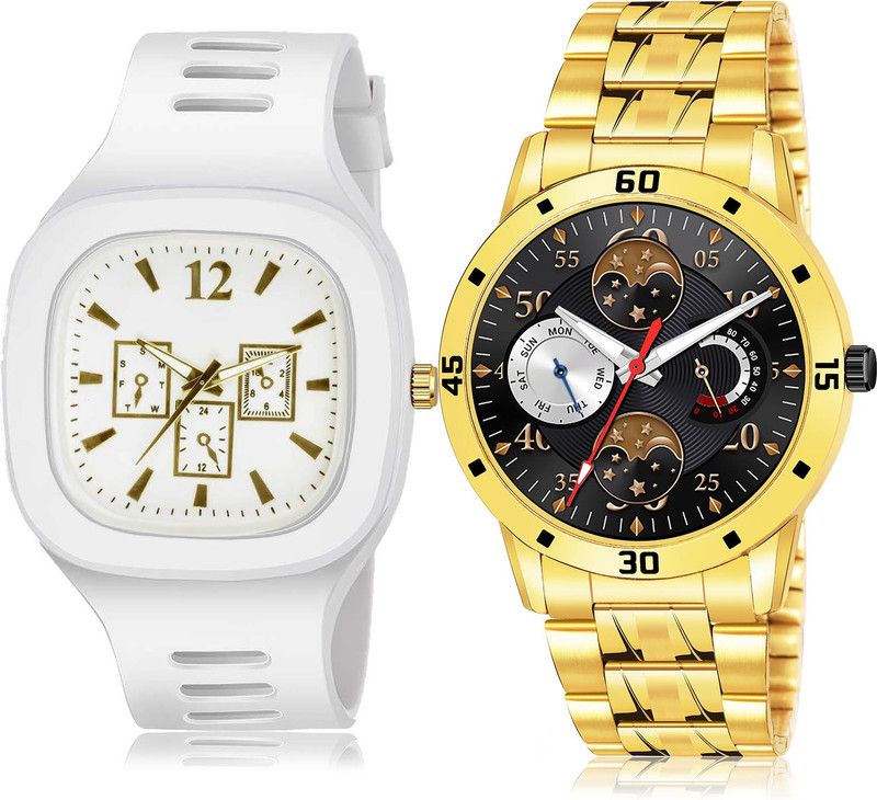 Analog Watch - For Men Modish Tread 2 Watch Combo For Boys And Men - BC49-(49-S-21)
