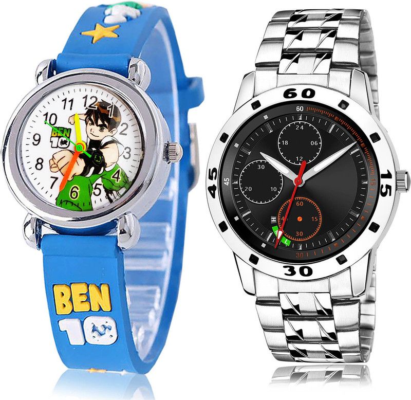 Analog Watch - For Boys Modish Tread 2 Watch Combo For Boys And Men - BK95-(11-S-19)
