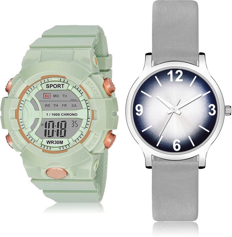 Analog-Digital Watch - For Women Contemporary Formal 2 Watch Combo For Women And Girls - DG35-GM355