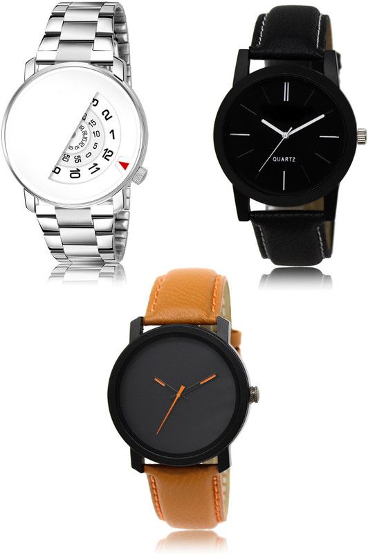 New latest Designer Combo of 3 Analog Watch - For Men 106-05-20