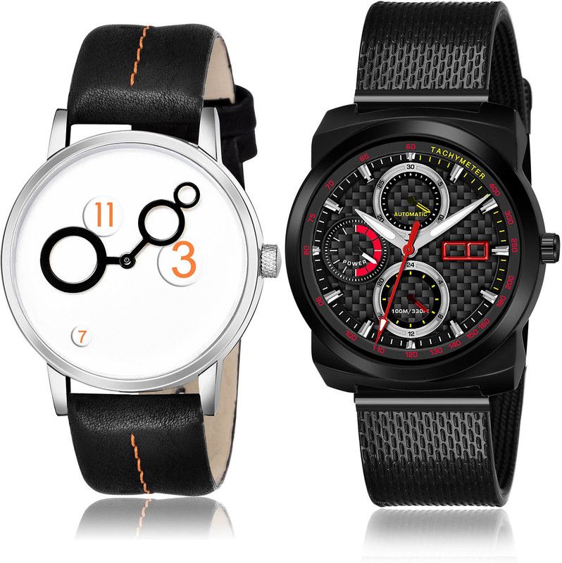 Analog Watch - For Men Best Formal 2 Watch Combo For Boys And Men - BM13-(60-S-10)