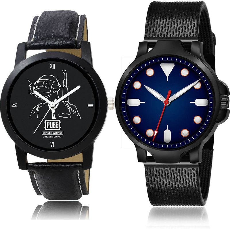 Analog Watch - For Men Treading Technology 2 Watch Combo For Boys And Men - BO45-(65-S-10)