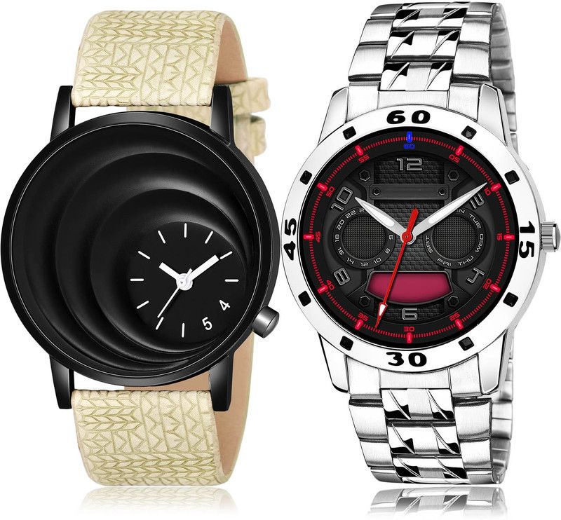 Analog Watch - For Men Latest Fashionable 2 Watch Combo For Boys And Men - BM19-(59-S-19)
