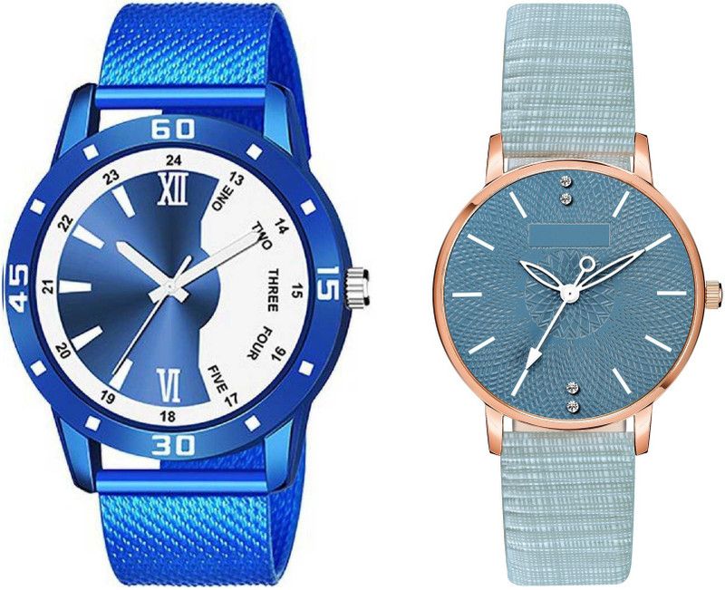 Couple Combo Watches for Lovers Combo Watches for Couple Lovers Hubby Wifey 58 Analog Watch - For Couple