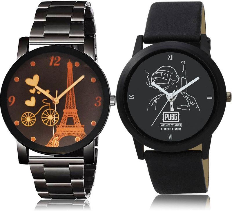 Analog Watch - For Men Treading 3D Design 2 Watch Combo For Boys And Men - BCPL10-B164