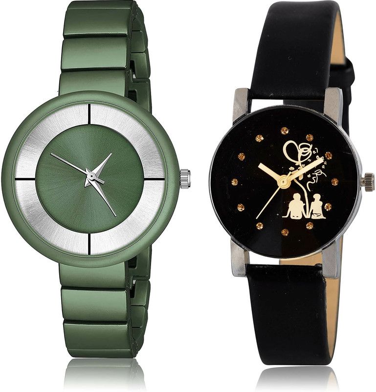 Analog Watch - For Women Latest Party Wedding 2 Watch Combo For Women And Girls - G636-G389