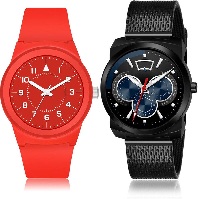 Analog Watch - For Boys Brand New Present 2 Watch Combo For Boys And Men - BM123-(61-S-10)