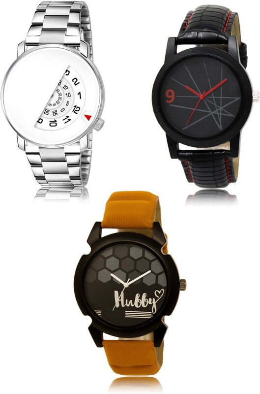 New latest Designer Combo of 3 Hybrid Smartwatch Watch - For Men 106-08-32