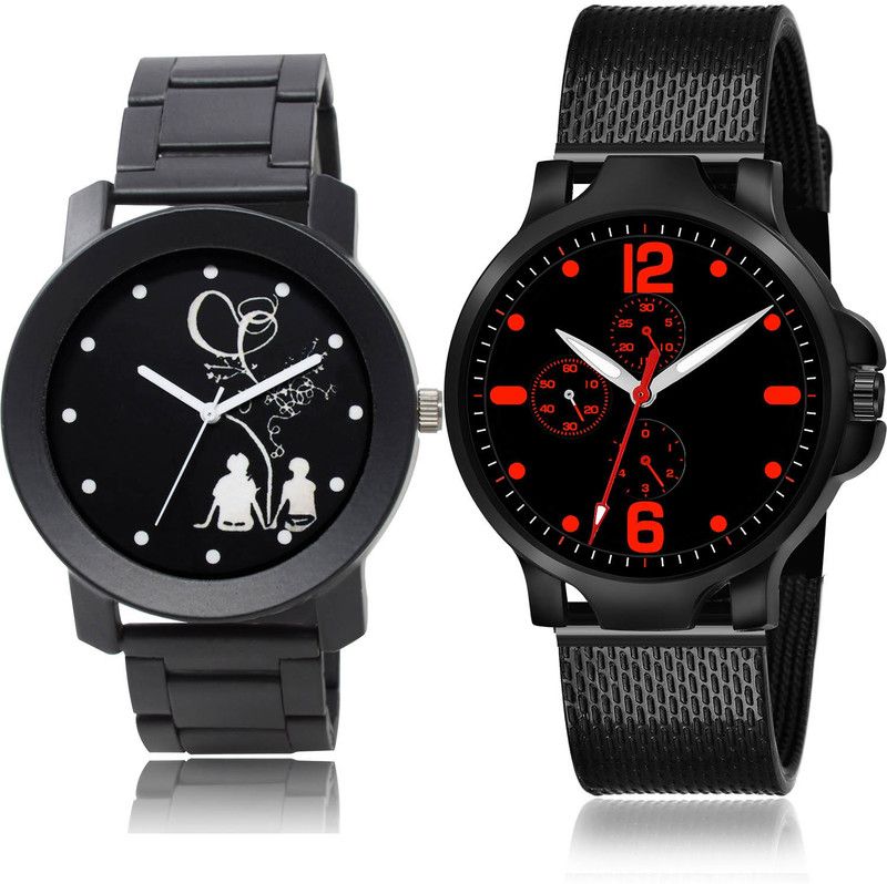 Analog Watch - For Men New Gift 2 Watch Combo For Boys And Men - BO53-(69-S-10)