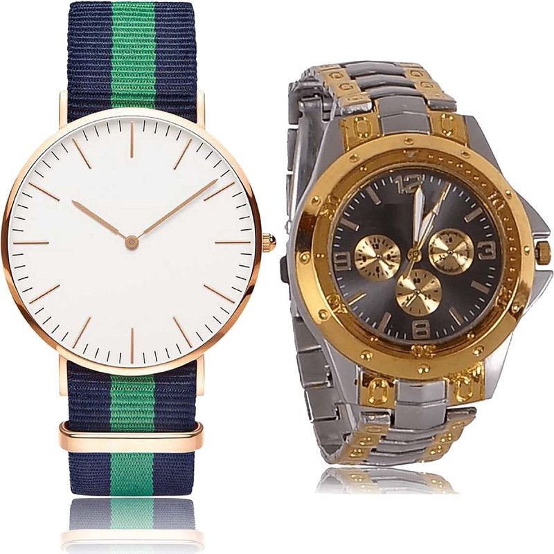 combo watch Analog Watch - For Men Brand New Collection Chronograph And Chain Combo Watch For Boys And Men - BC4-B76