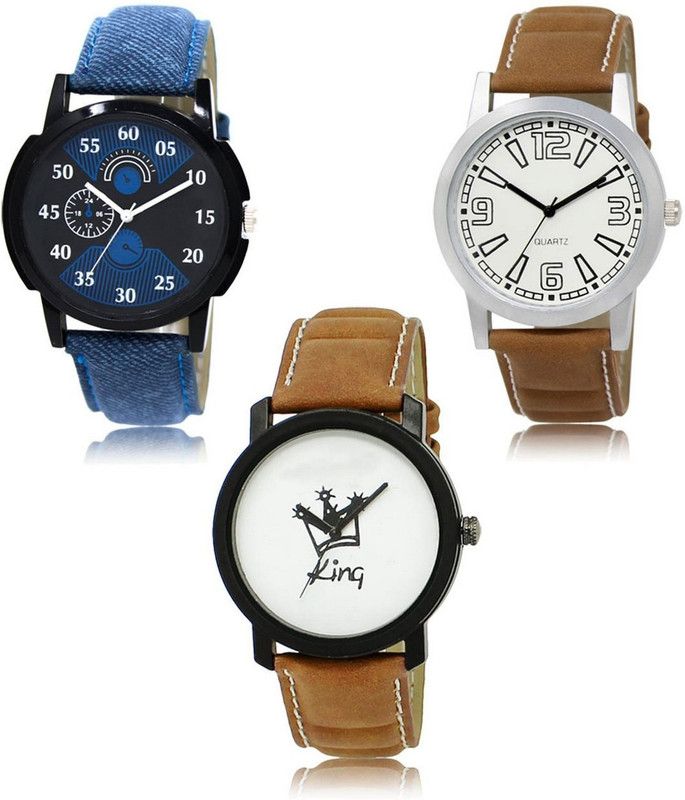 New latest Designer Combo of 3 Analog Watch - For Men LR-02-15-18