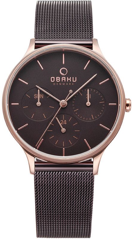 LIND WALNUT Analog Watch - For Women V212LMVNMN