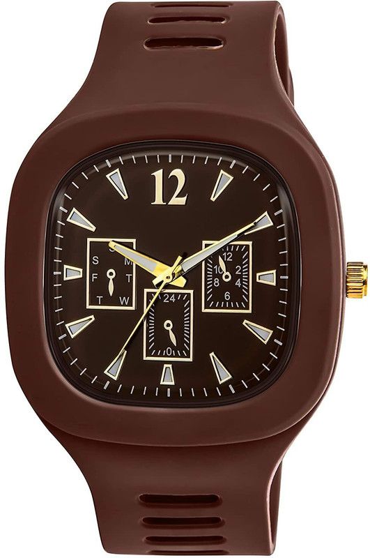Fashionable Stylish Casual Designer Unique Silicone Strap Trendy Hot Selling Analog Watch - For Men New Fancy Professional Latest Original Wonderful Exclusive Dial