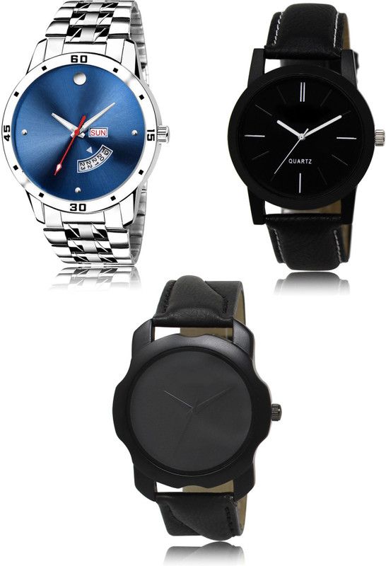 New latest Designer Combo of 3 Analog Watch - For Men LR105-LR05-LR22
