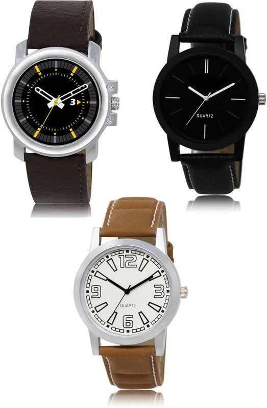 New latest Designer Combo of 3 Analog Watch - For Men 44-05-15