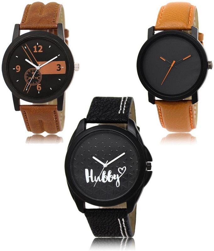 New latest Designer Combo of 3 Analog Watch - For Men -01-20-31