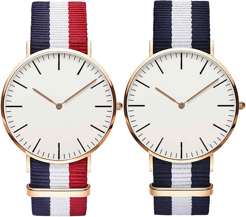 combo watch Analog Watch - For Girls Treading Model Analogue Red And Blue Color Boys And Men Watch - B50-B109 (Combo Of 2 )