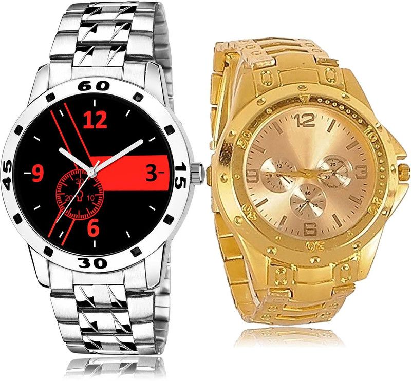 combo watch Analog Watch - For Men Best Exclusive Chain Watch And Chain Watch - B689-B71 (Combo Of 2 )
