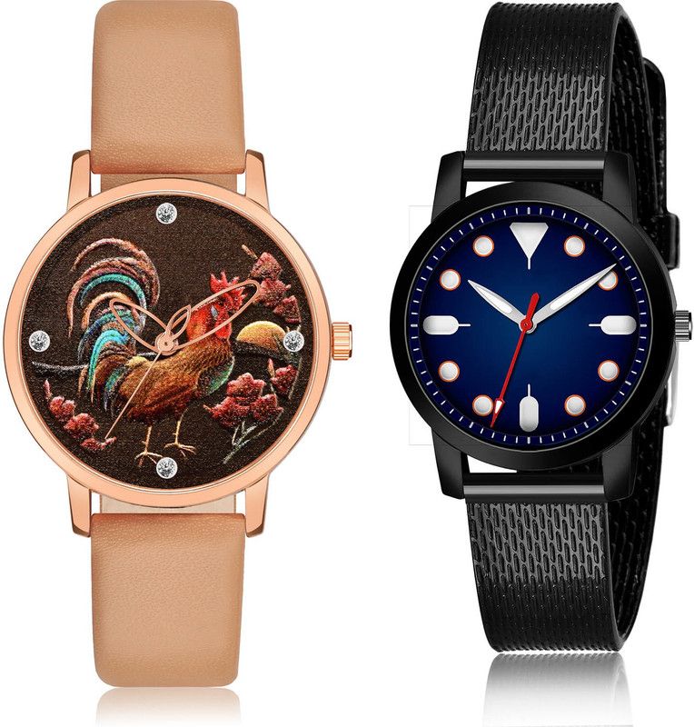 Analog Watch - For Girls New Chronograph 2 Watch Combo For Women And Girls - GM367-(65-L-10)
