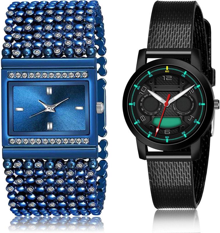 Analog Watch - For Girls Classical Fashion 2 Watch Combo For Women And Girls - G588-(57-L-10)