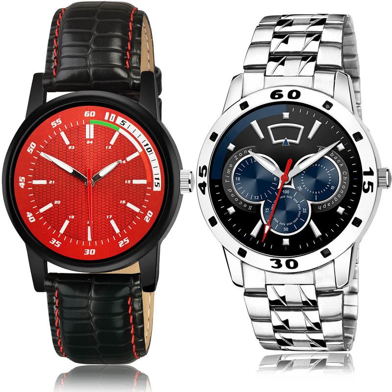 Analog Watch - For Men Treading Luxury 2 Watch Combo For Boys And Men - BRA26-(61-S-19)