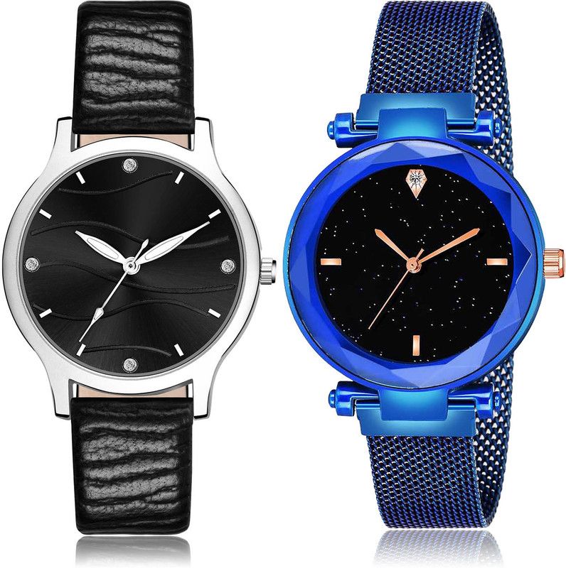 Analog Watch - For Women Contemporary Traditional 2 Watch Combo For Women And Girls - GM386-GC2
