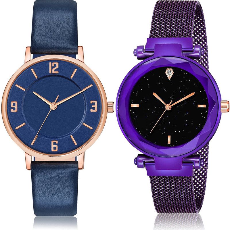 Analog Watch - For Girls Classical Unique 2 Watch Combo For Women And Girls - GM395-GC3