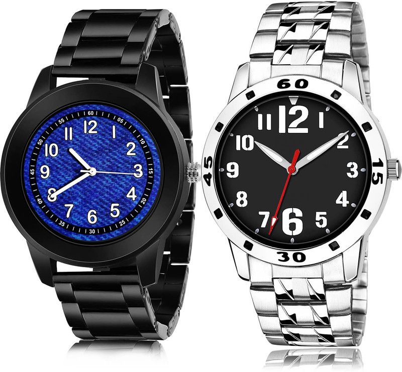 Analog Watch - For Men New Analogue 2 Watch Combo For Boys And Men - B796-(53-S-19)