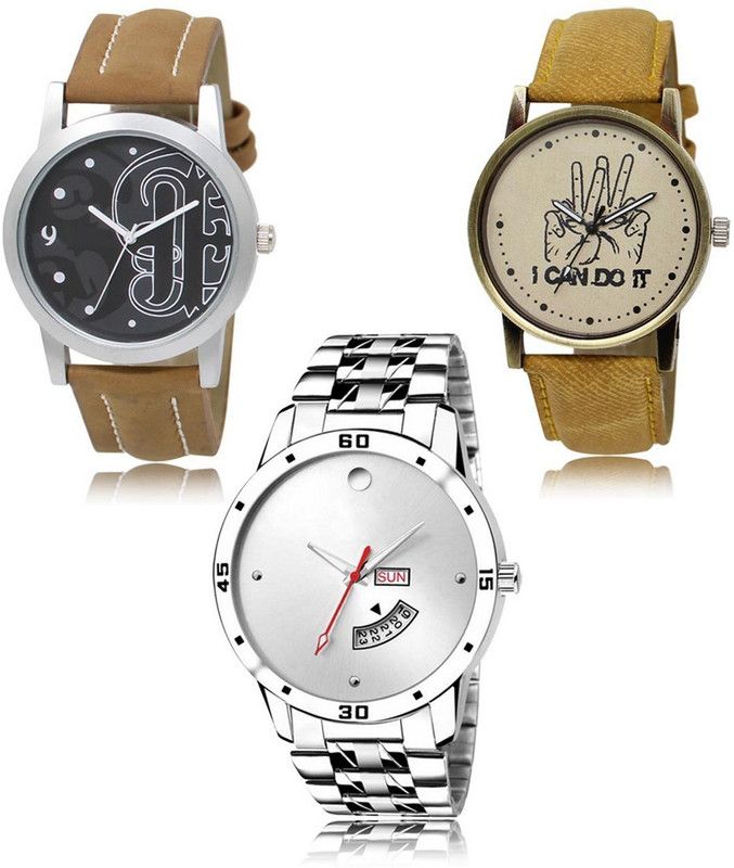 New latest Designer Combo of 3 Analog Watch - For Men LR-14-30-103