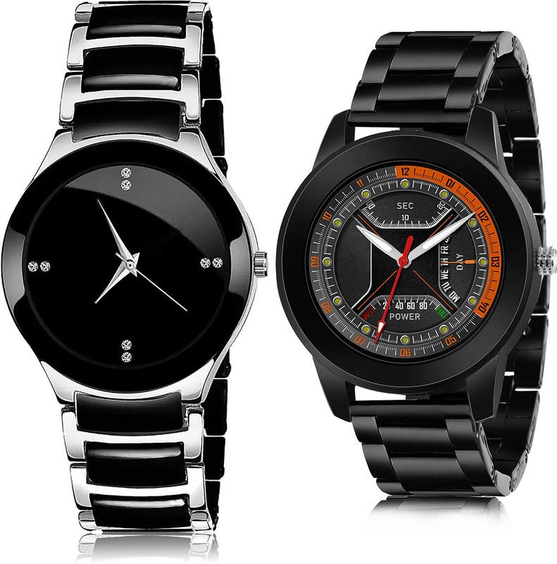 Analog Watch - For Men Modish Quartz 2 Watch Combo For Boys And Men - B68-(56-S-20)