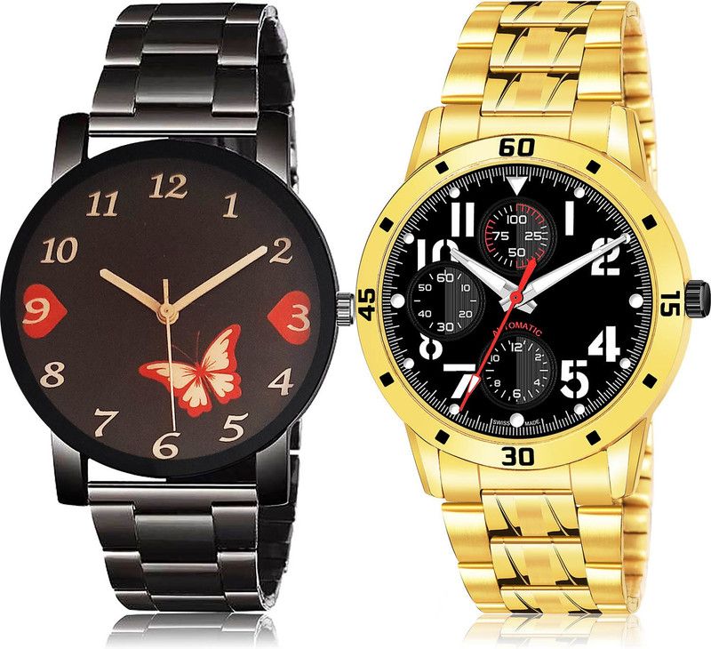 Analog Watch - For Boys & Girls Modish Diwali 2 Watch Combo For Boys And Men - BCPL14-(51-S-21)