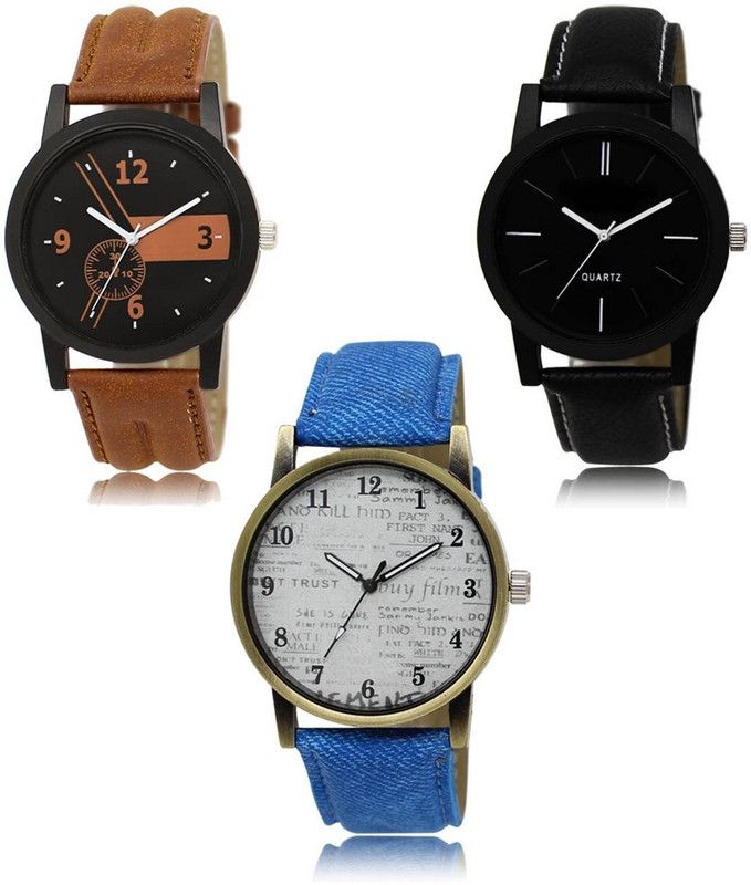New latest Designer Combo of 3 Analog Watch - For Men LR-01-05-28