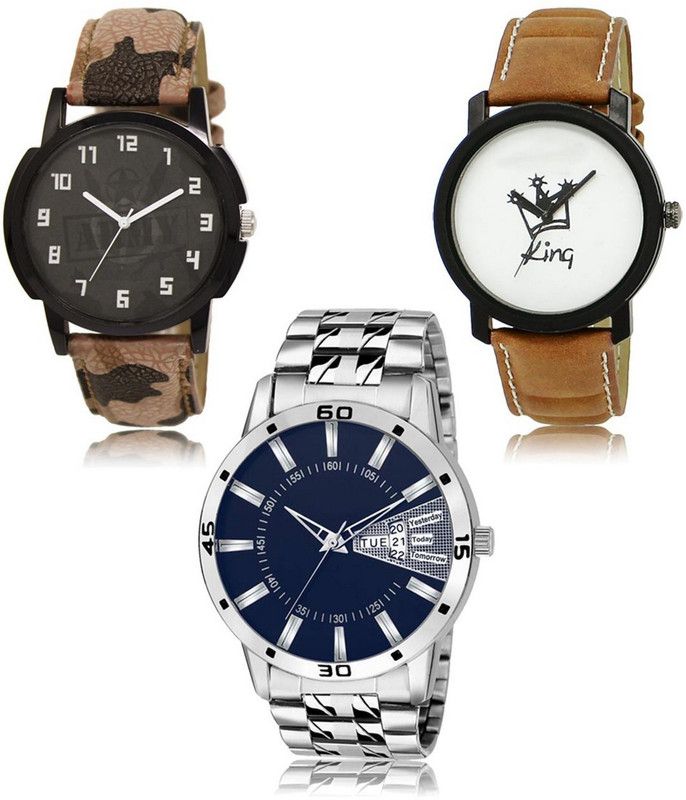 New latest Designer Combo of 3 Analog Watch - For Men LR-03-18-102