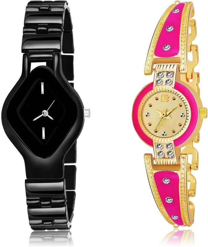 Analog Watch - For Women Brand New Traditional 2 Watch Combo For Women And Girls - G654-G446