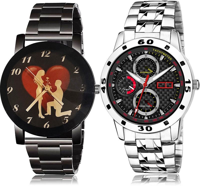 Analog Watch - For Men Modern Quartz 2 Watch Combo For Boys And Men - BCPL4-(60-S-19)