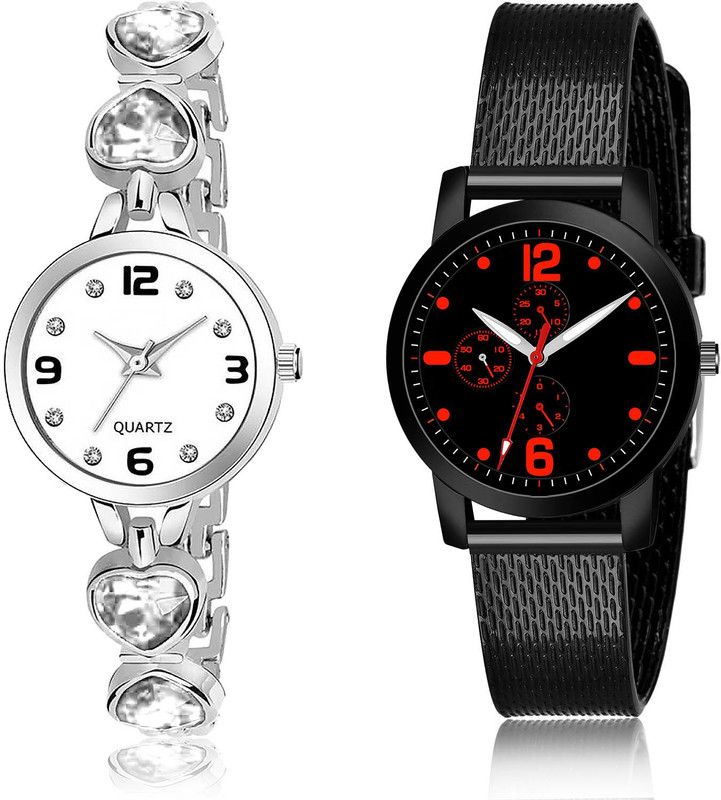 Analog Watch - For Women Treading Quartz 2 Watch Combo For Women And Girls - G661-(69-L-10)