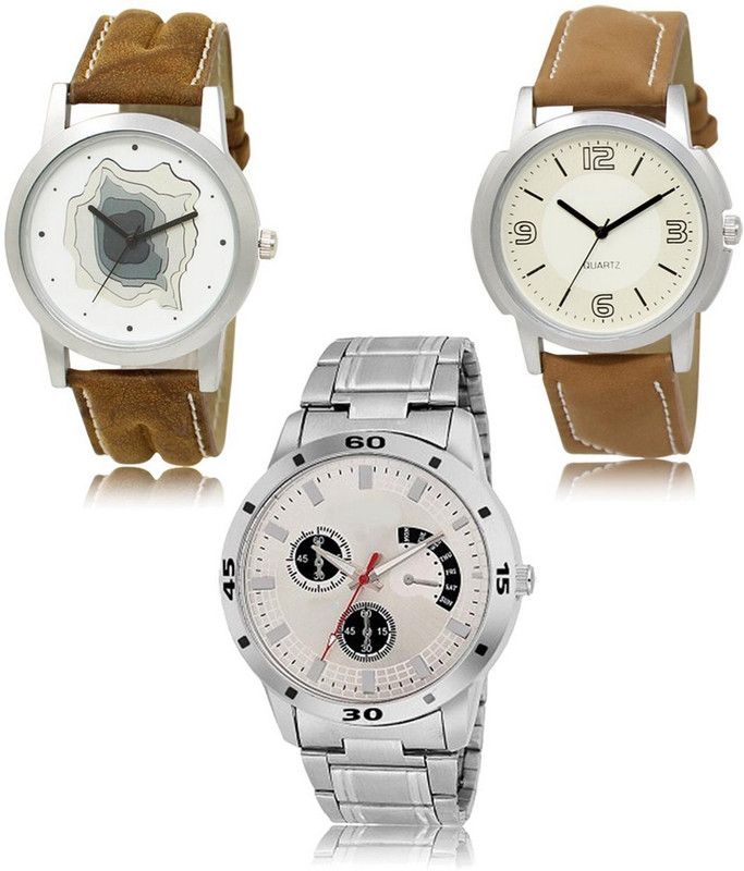 New latest Designer Combo of 3 Analog Watch - For Men LR-09-16-101