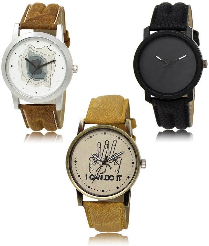 New latest Designer Combo of 3 Analog Watch - For Men LR-09-21-30