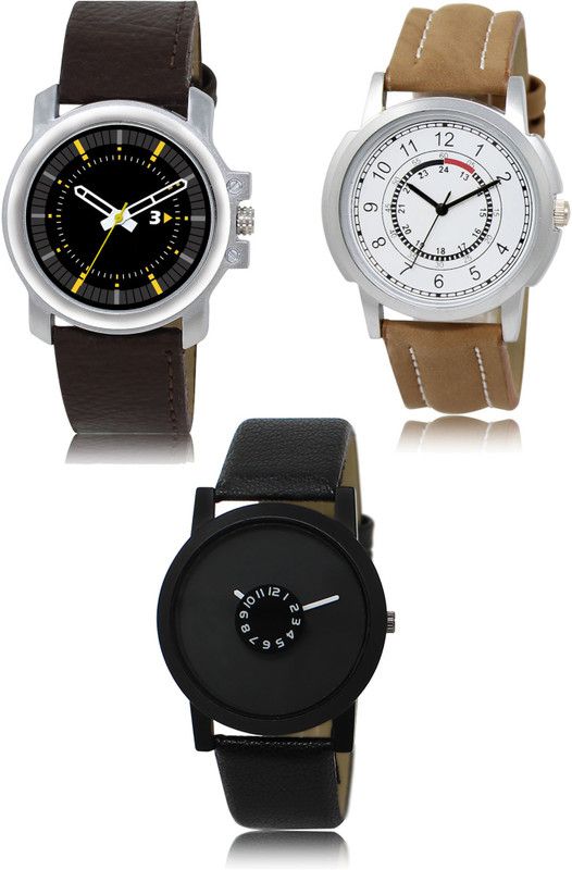 New latest Designer Combo of 3 Analog Watch - For Men 44-17-25