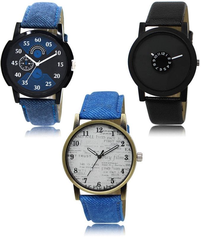 New latest Designer Combo of 3 Analog Watch - For Men LR-02-25-28