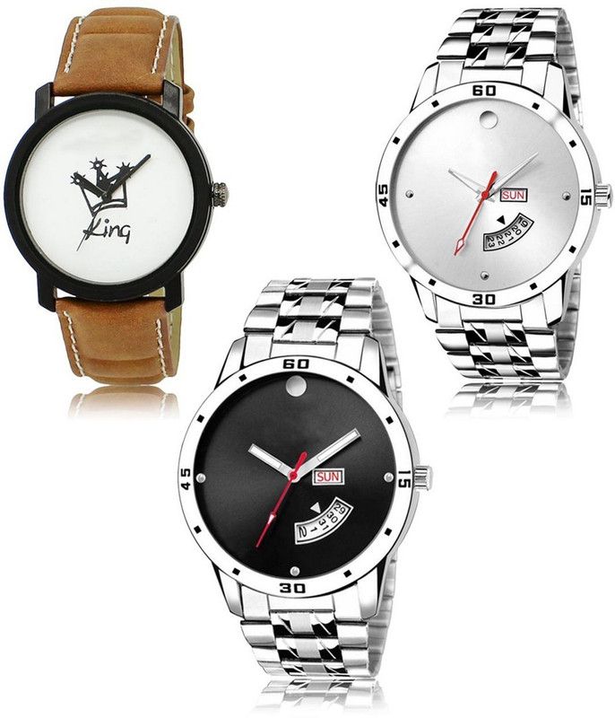 New latest Designer Combo of 3 Analog Watch - For Men LR-18-103-104