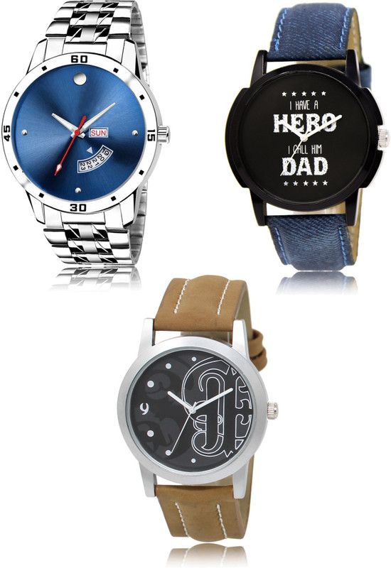 New latest Designer Combo of 3 Analog Watch - For Men 105-07-14