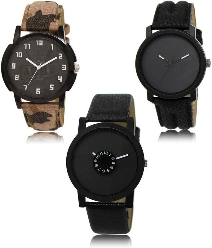 New latest Designer Combo of 3 Analog Watch - For Men LR-03-21-25