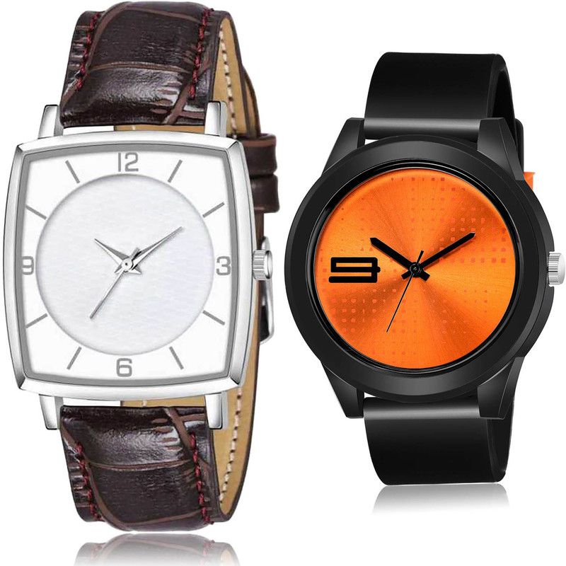 Analog Watch - For Men Contemporary Fashionable 2 Watch Combo For Boys And Men - BW504-BM106