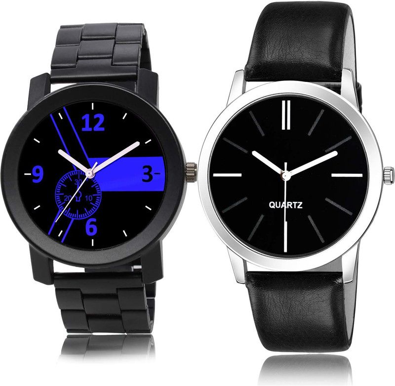 combo watch Analog Watch - For Men New Party Wedding Chain Watch And Slim Watch Watch - B791-B997 (Combo Of 2 )