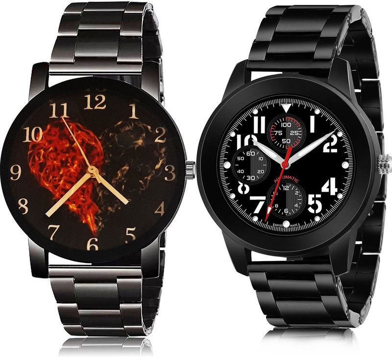 Analog Watch - For Men Latest Stylish 2 Watch Combo For Boys And Men - BCPL5-(51-S-20)