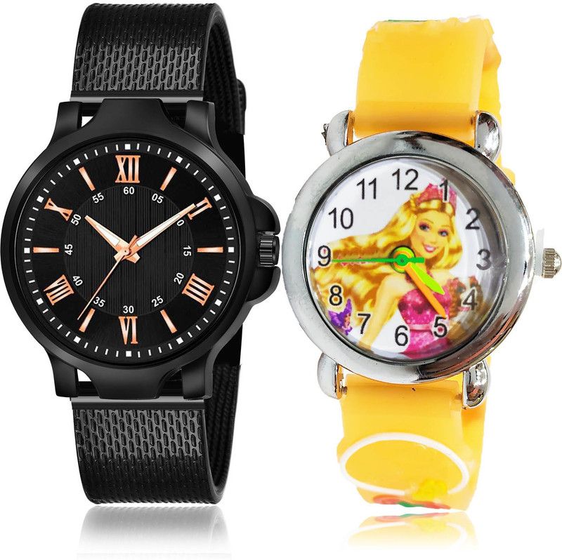 Analog Watch - For Boys Brand New Italian Designer 2 Watch Combo For Boys And Men - BRM36-BK24